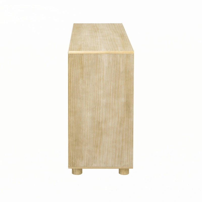 Console Table with Drawers and Shelves for Entryway