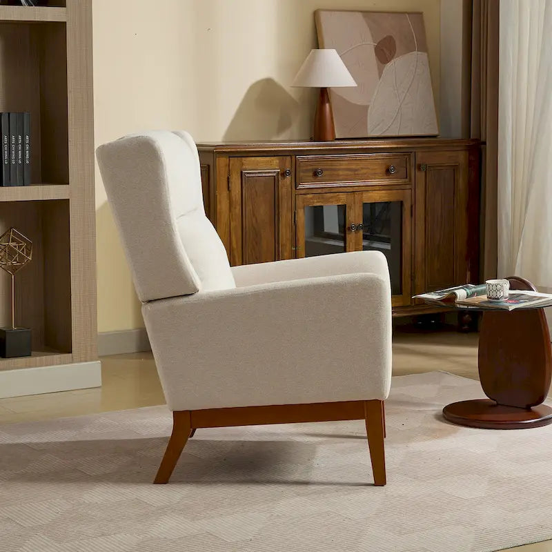 26.18 High Back Upholstered Arm Chair