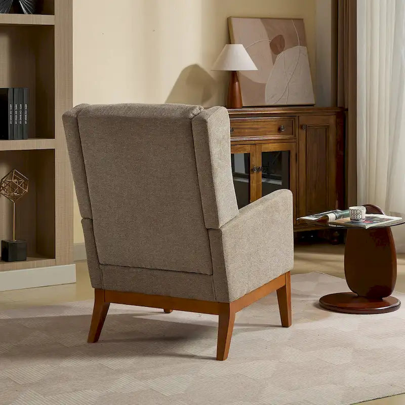 26.18 High Back Upholstered Arm Chair