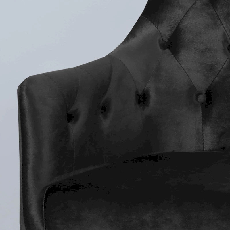 McDonough Modern Tufted Glam Accent Chair by