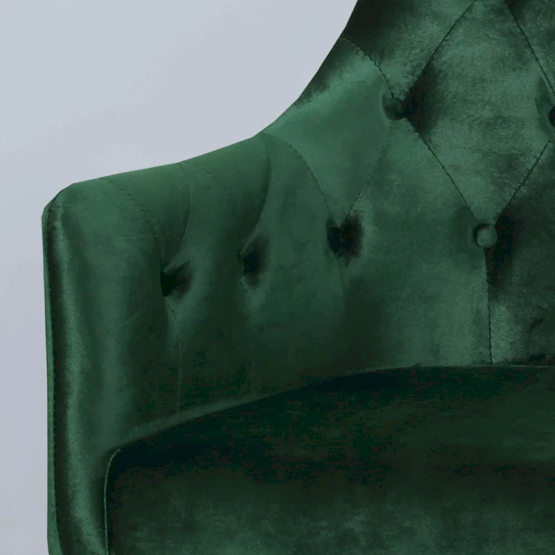 McDonough Modern Tufted Glam Accent Chair by
