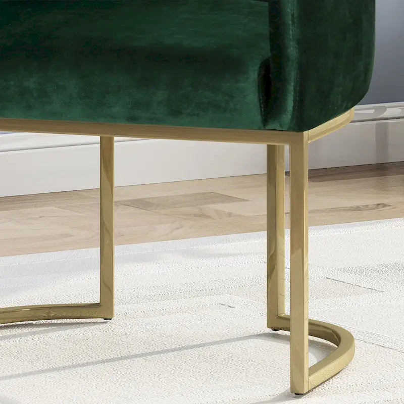 McDonough Modern Tufted Glam Accent Chair by