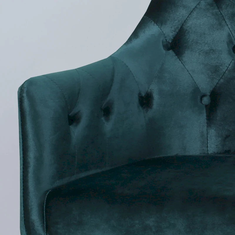 McDonough Modern Tufted Glam Accent Chair by
