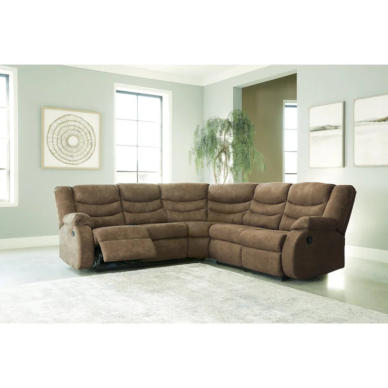 Partymate 2-Piece Reclining Sectional - 99W x 99D x 40H