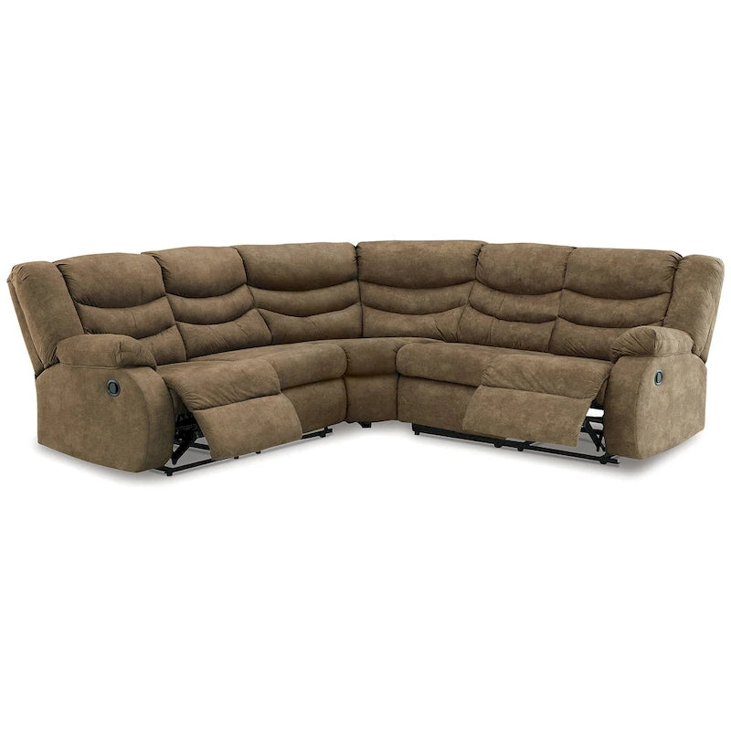 Partymate 2-Piece Reclining Sectional - 99W x 99D x 40H