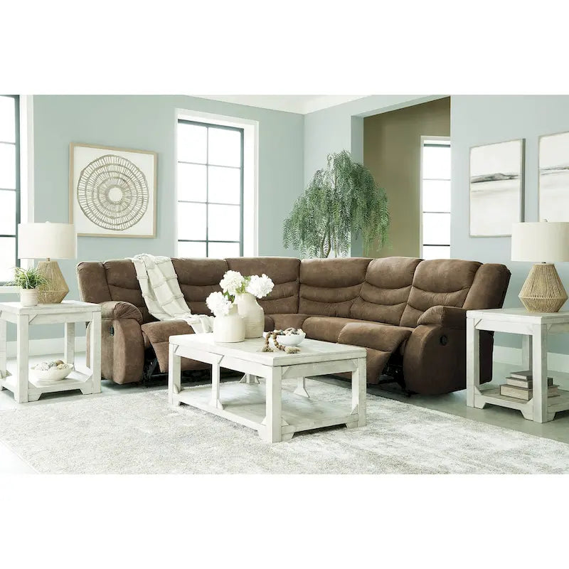Partymate 2-Piece Reclining Sectional - 99W x 99D x 40H