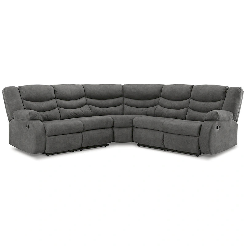 Partymate 2-Piece Reclining Sectional - 99W x 99D x 40H