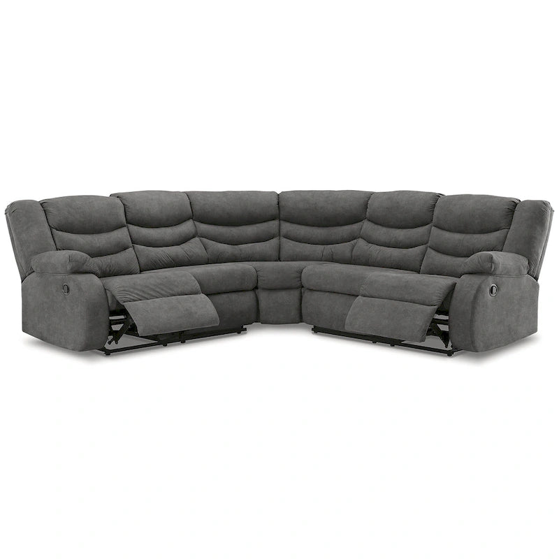 Partymate 2-Piece Reclining Sectional - 99W x 99D x 40H