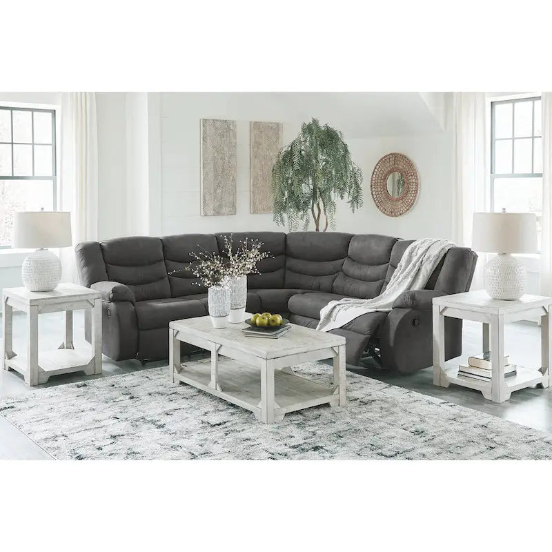 Partymate 2-Piece Reclining Sectional - 99W x 99D x 40H