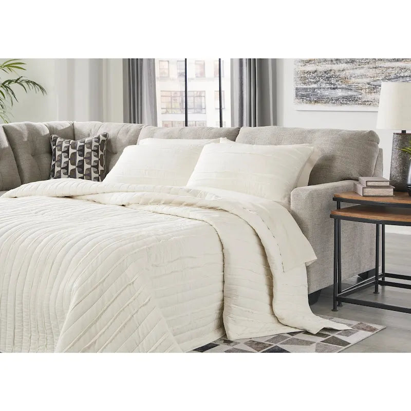 Mahoney 2-Piece Sleeper Sectional with Chaise - 105W x 90D x 37H
