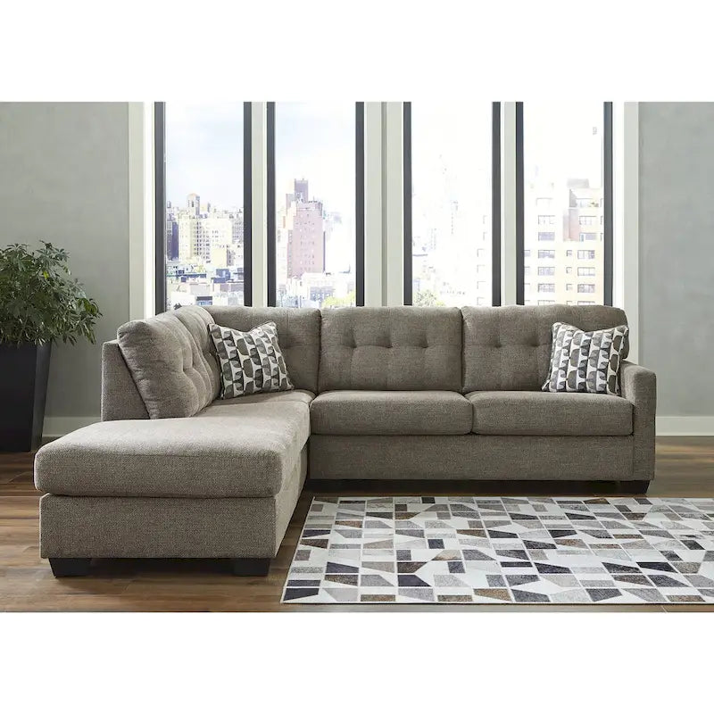 Mahoney 2-Piece Sleeper Sectional with Chaise - 105W x 90D x 37H