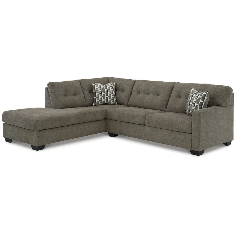 Mahoney 2-Piece Sleeper Sectional with Chaise - 105W x 90D x 37H