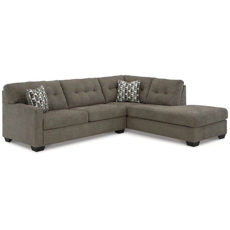 Mahoney 2-Piece Sleeper Sectional with Chaise - 105W x 90D x 37H