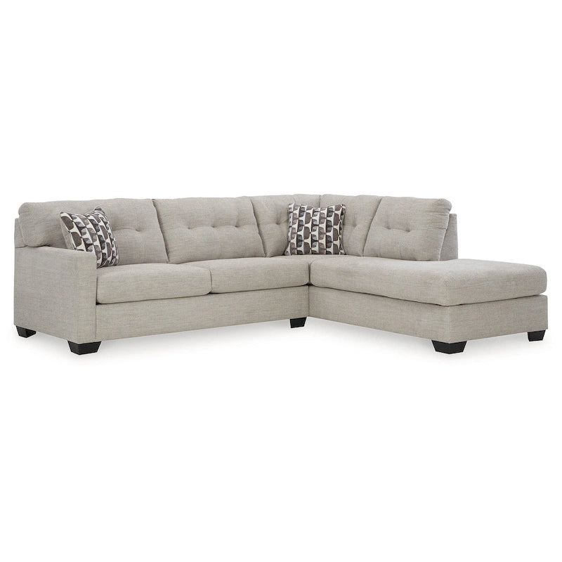 Mahoney 2-Piece Sleeper Sectional with Chaise - 105W x 90D x 37H