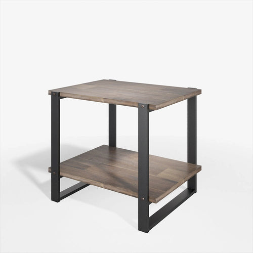 21 Brown Solid Wood Side Table