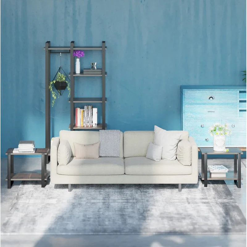 21 Brown Solid Wood Side Table