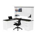 L-Desk with Hutch