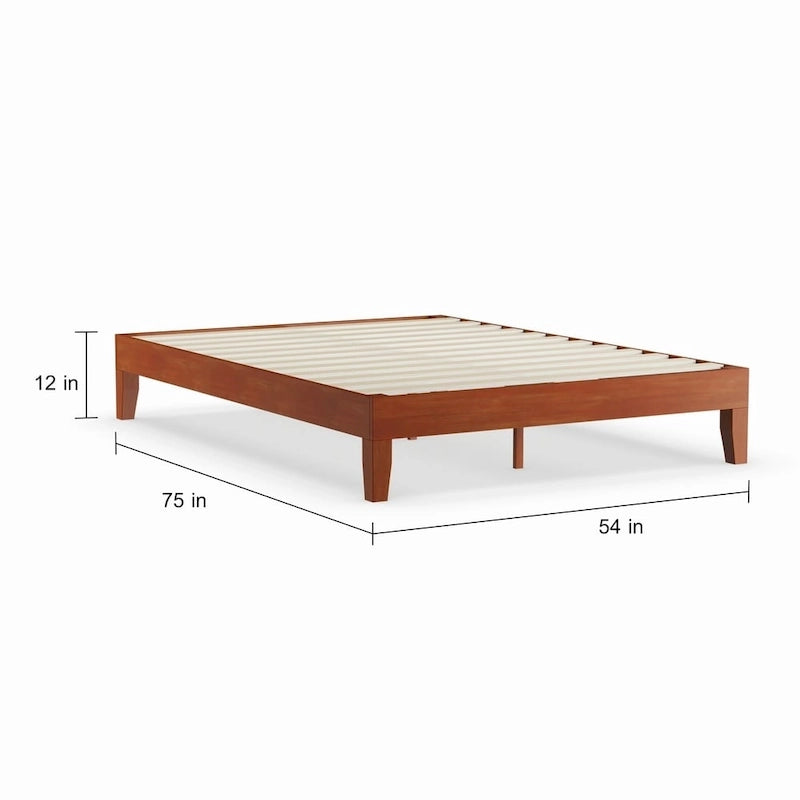 Neron 12-inch Wood Full-size Platform Bed