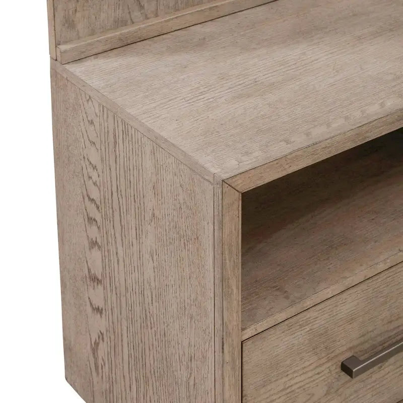 Burnished Beige Entertainment Center