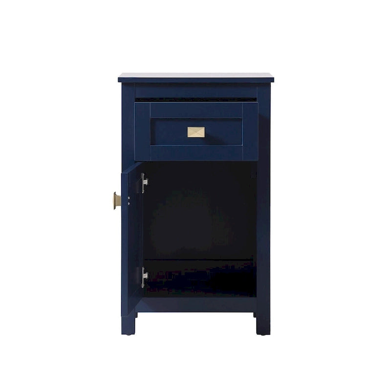 Indigo Home 18 Inch Bathroom Storage Freedstanding Cabinet