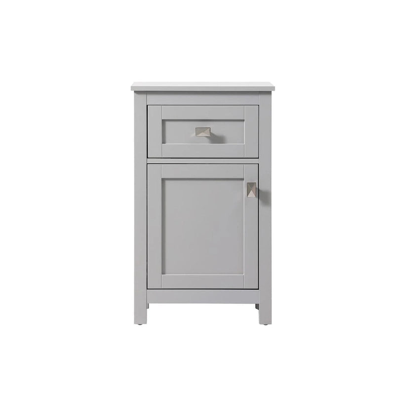 Indigo Home 18 Inch Bathroom Storage Freedstanding Cabinet