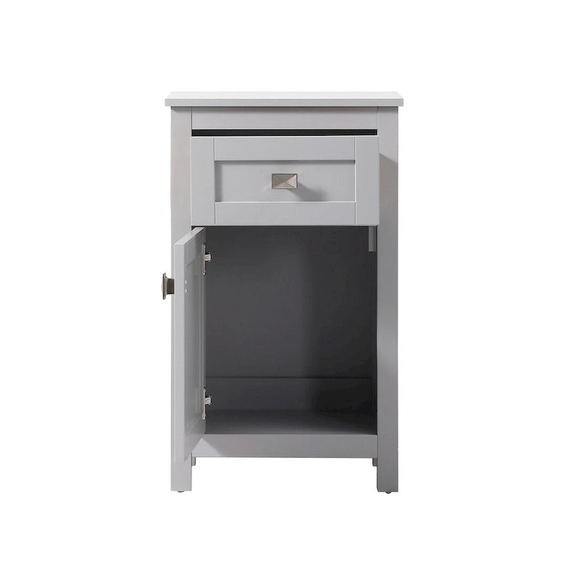Indigo Home 18 Inch Bathroom Storage Freedstanding Cabinet