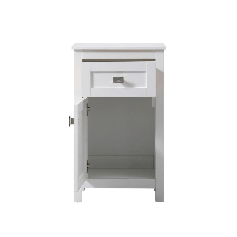 Indigo Home 18 Inch Bathroom Storage Freedstanding Cabinet