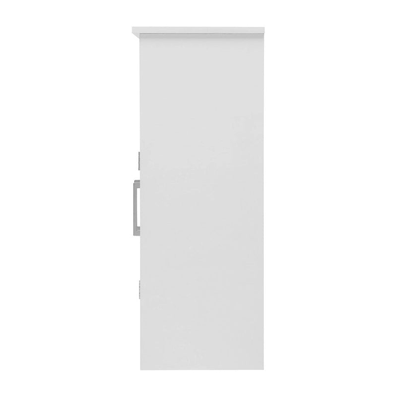 Modern Bathroom Storage Cabinet with Magnetic Close Doors and Shelves